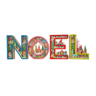 Noel Lighted Wooden Christmas Scene - Boutique Bella BellaChristmas Decor