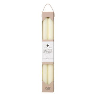 Northern Lights - 12" Taper Candles - 2pk (Ivory) - Boutique Bella BellaTaper Candles