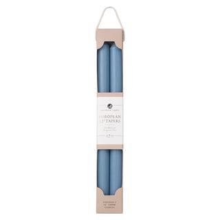 Northern Lights - 12" Taper Candles - 2pk (Prairie Blue) - Boutique Bella BellaTaper Candles