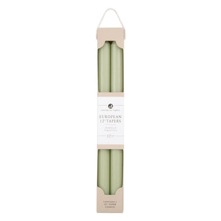 Northern Lights - 12" Taper Candles - 2pk (Sage) - Boutique Bella BellaTaper Candles