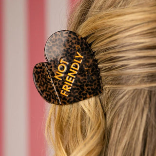 Not Friendly - Acetate Hair Claw Clip - Boutique Bella BellaClaw Clip