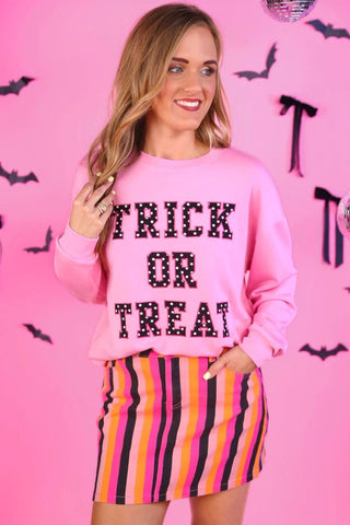 Nova Denim Skirt - Boo Stripes - Boutique Bella BellaSkirt
