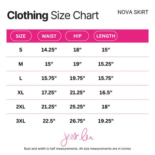 Nova Denim Skirt - Leopard - Boutique Bella Belladenim skirt