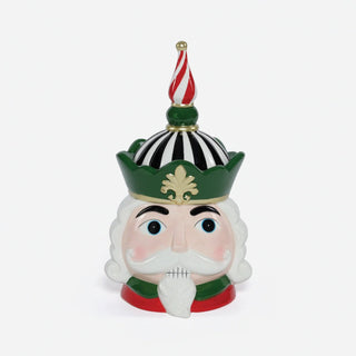 Nutcracker Ceramic Cookie Jar - 13.5 in - Boutique Bella BellaCookie Jar