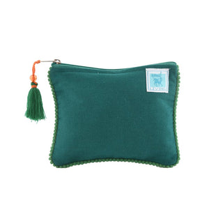 Nutcracker Noel Embroidered Pouch 6" x 8" - Boutique Bella BellaMakeup Bag
