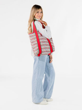 Nutcracker Noel Scalloped Tote - Boutique Bella BellaChristmas Tote
