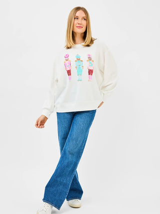 Nutcracker Sequin Sweatshirt - Boutique Bella BellaSweatshirt