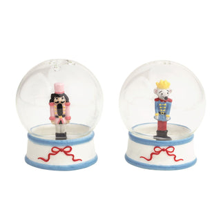Nutcracker Snow Globe Salt & Pepper - Boutique Bella BellaChristmas Decor