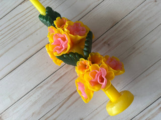 Oaxaca Floral Glow Beeswax Candle - Boutique Bella BellaCandle