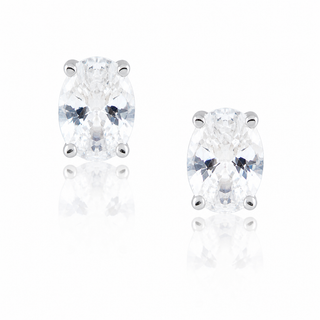 Oval Cut Studs