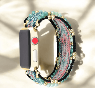 Oceanic Cobalt Stretch Apple Watch Strap - Boutique Bella BellaApple Watch Band
