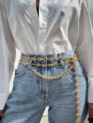 Odessa Chain Belt - Double Clasp - Boutique Bella BellaBody Chain