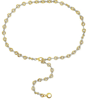 Odessa Donut Chain Belt - Two Tone - Boutique Bella BellaBelly Chain