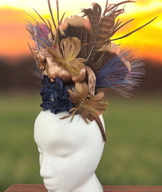 Off To The Races Headband Fascinator - Boutique Bella BellaAccessories