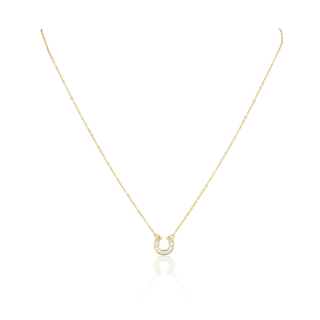 Off To The Races Horseshoe Necklace - Boutique Bella BellaNecklace