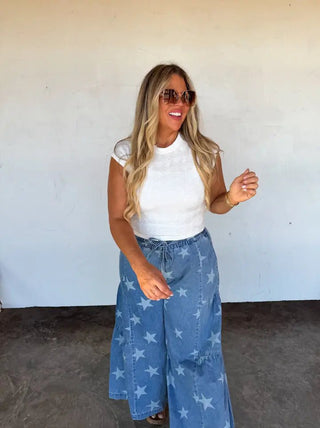 Oh My Stars Echo Boho Pants - Boutique Bella BellaJeans