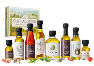 Olive Oil Gourmet Sampler Gift Set Of 8 Premium Extra Virgin Olive Oil Made In Spain Natural Flavors - Boutique Bella Bella