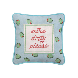 Olives Mini Needlepoint Pillows - Boutique Bella BellaThrow Pillow