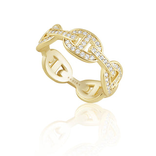 Olivia Chain Link Ring - Boutique Bella BellaRing