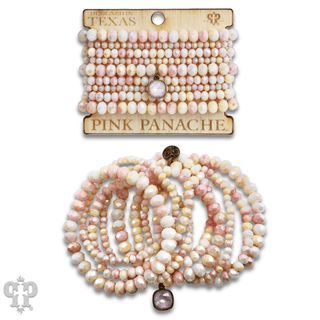 Ombre faceted bead bracelet with Austrian crystal - Boutique Bella BellaBracelets