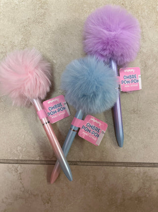 Ombre Pom Pom Pens - Boutique Bella Bellapens