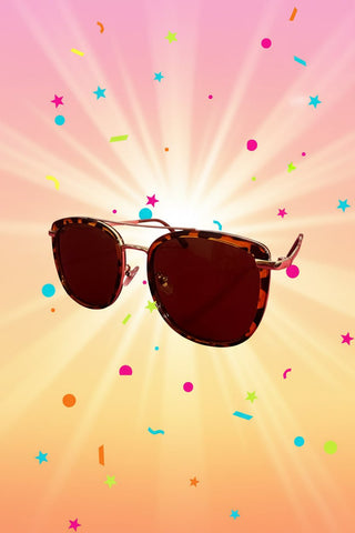On the Bright Side Sunglasses Tortoise - Boutique Bella BellaSunglasses
