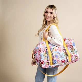 On the - Go Quilted Weekender Bag - Ciao Bella - Boutique Bella BellaWeekender Bag