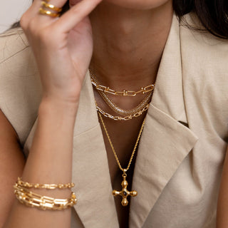 Ophelia Cross Necklace - Boutique Bella BellaNecklace