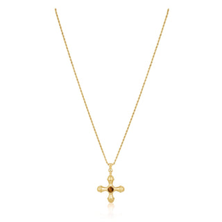 Ophelia Cross Necklace - Boutique Bella BellaNecklace