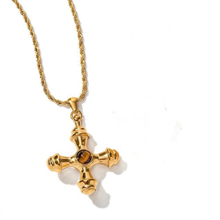 Ophelia Cross Necklace - Boutique Bella BellaNecklace