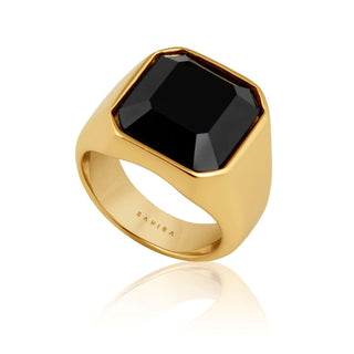 Ora Onyx Ring - Boutique Bella BellaRings