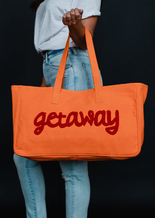 Orange Getaway Tote - Boutique Bella BellaTote Bag