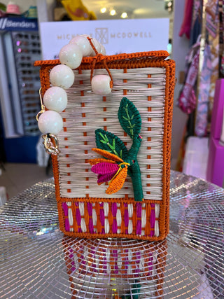 Orange Tropical Bloom Purse - Boutique Bella BellaPurse