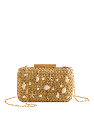 ORIA MINAUDIÈRE,GOLD - Boutique Bella BellaClutch