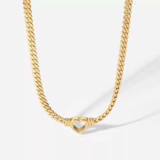 Oslo Heart Necklace - Boutique Bella Bella