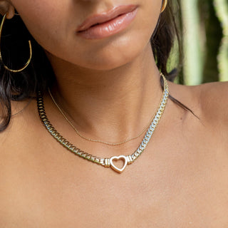 Oslo Heart Necklace - Boutique Bella Bella