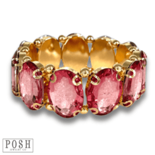 Oval rhinestone bracelet - Boutique Bella BellaBracelets