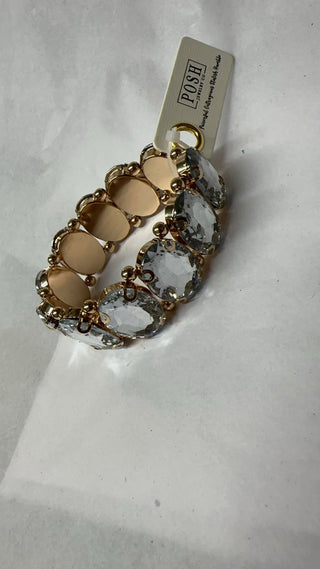 Oval Rhinestone Bracelet - Boutique Bella BellaBracelets