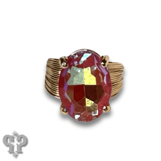Oval rhinestone ring - Boutique Bella BellaRings
