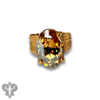 Oval rhinestone ring - Boutique Bella BellaRings