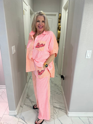 Oversized in Love Pants - Boutique Bella BellaPants