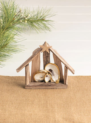 Oyster Nativity - Boutique Bella BellaChristmas Decor