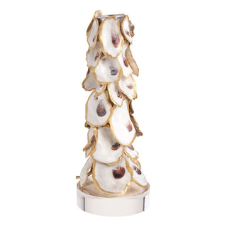 Oyster Taper Holder - 2 Sizes - Boutique Bella BellaHome Decor