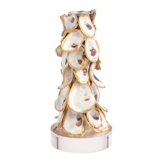 Oyster Taper Holder - 2 Sizes - Boutique Bella BellaHome Decor