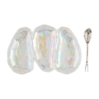 Oyster Triple Dip Set - Boutique Bella BellaServing Platter