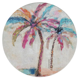 Painted Palms Single Sandstone Coaster - Boutique Bella BellaCoasters