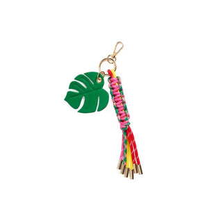 Palm Leaf Bag Charm/Key Ring - Boutique Bella BellaBag Charms