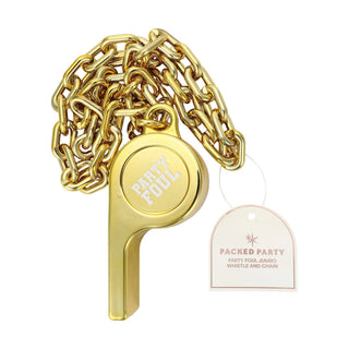 Party Foul Jumbo Whistle & Chain - Boutique Bella BellaWhistle