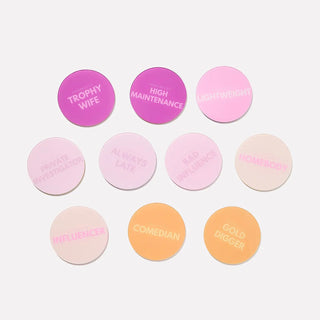 Party Personality Coasters - Boxed Set of 4 - Boutique Bella BellaCoasters