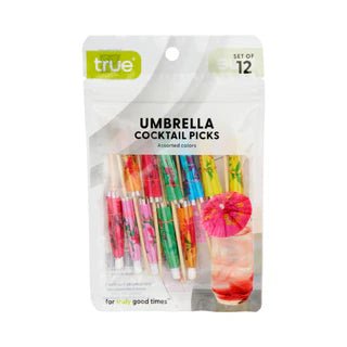 Party Umbrella Cocktail Picks in Assorted Colors (Set of 12) - Boutique Bella Belladrinkware